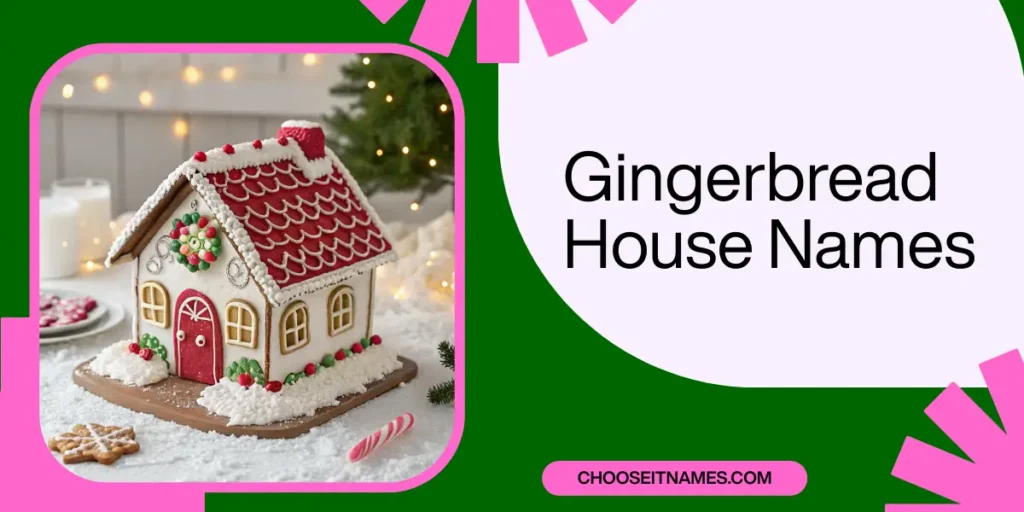 ginger bread house nmaes