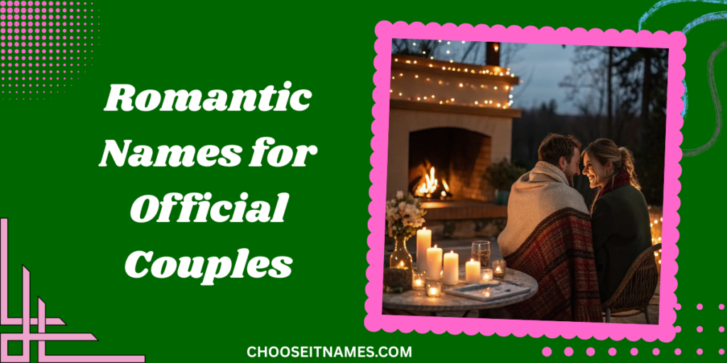 romantic names for official couples