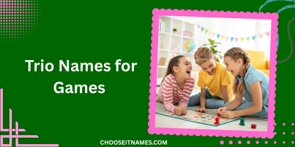 trio names for games