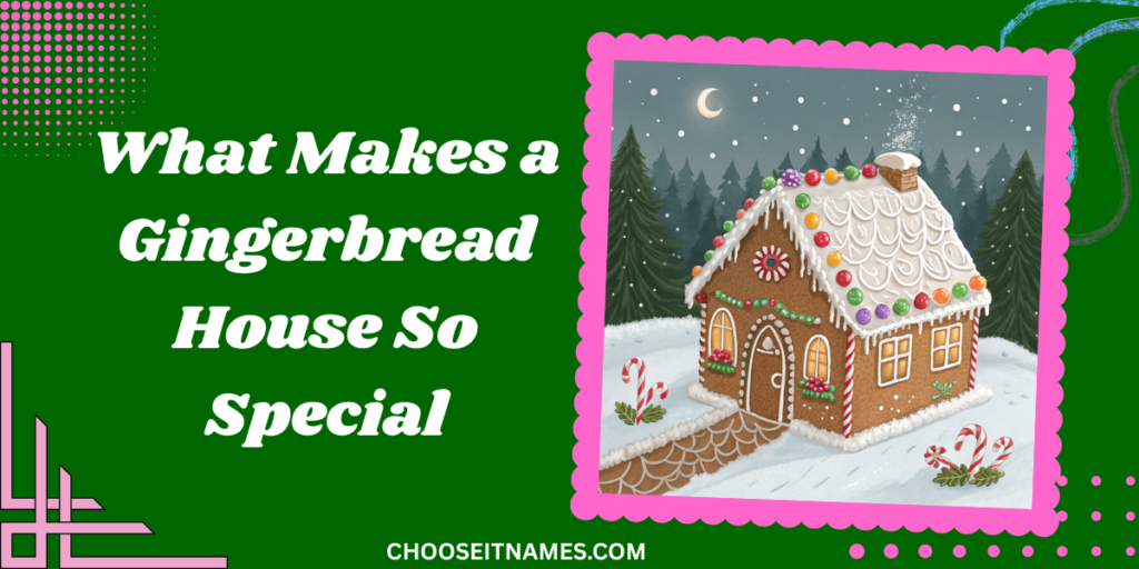 what makes a gingerbread house so special