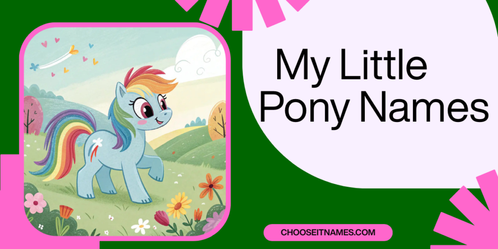 my little pony names