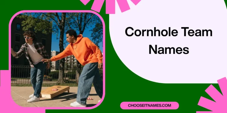 Best Cornhole Team Names To Make Your Team Stand Out