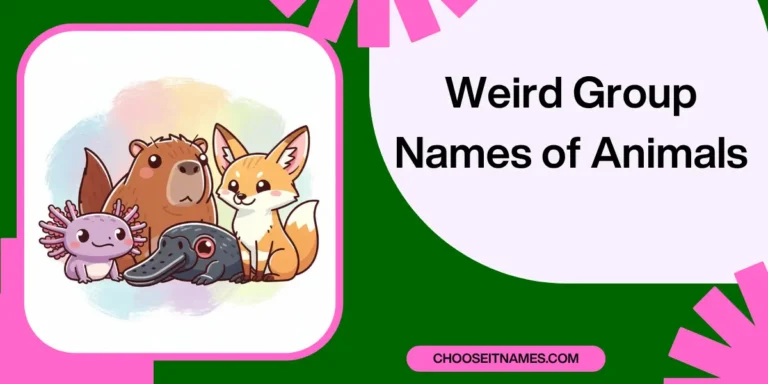 Odd and Amazing Weird Group Names of Animals
