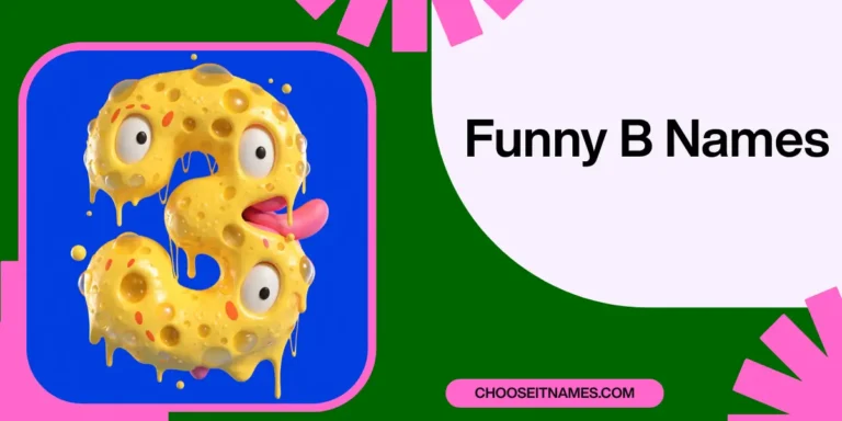Funny Names That Start With B and Make You laugh