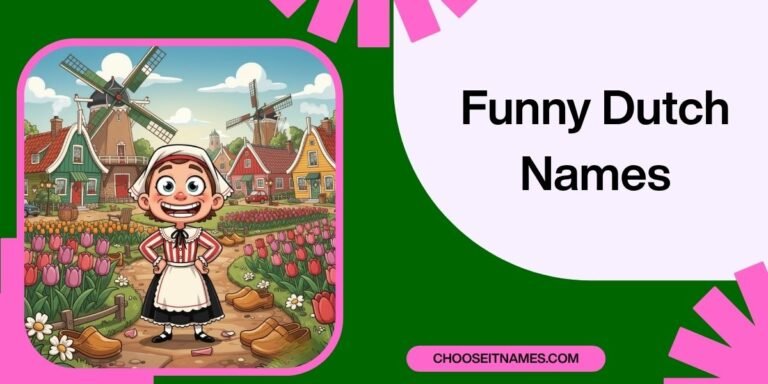 Funny Dutch Names