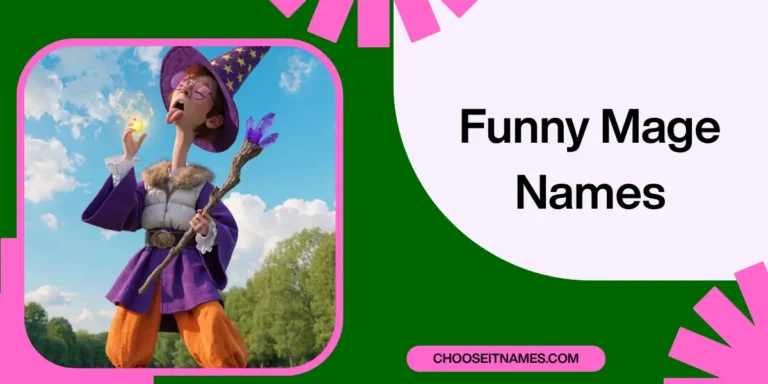 A Complete Collection of Funny Mage Names